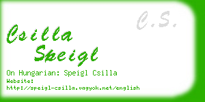 csilla speigl business card